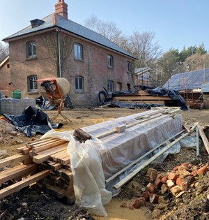 Building continues into March