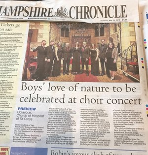 Hampshire Chronicle and the Octavoce Choir