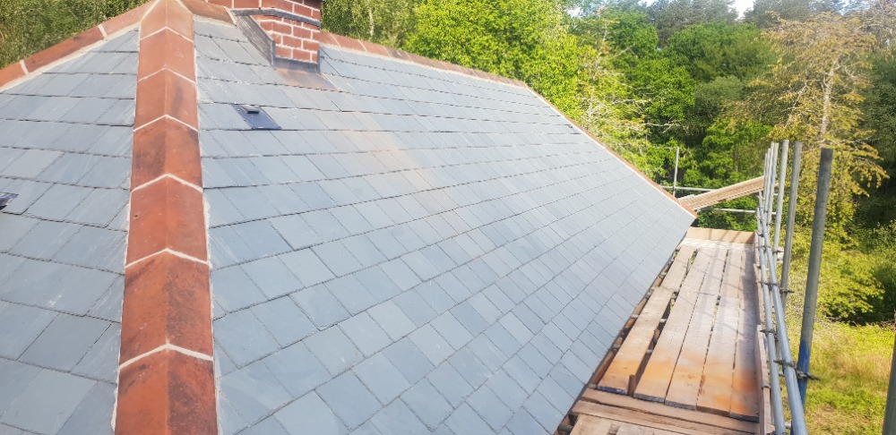 Cottage roof completed