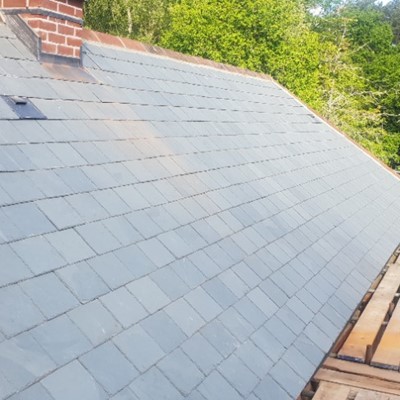 Cottage roof completed