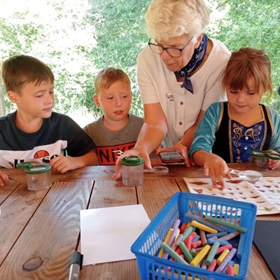 Spending time in nature helps the young carers decompress